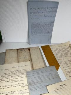 1850's PA Legal Documents