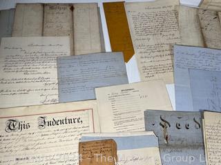 1850's PA Legal Documents