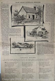 Frank Leslie's Illustrated Newspaper Pages circa 1879