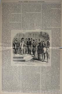 Frank Leslie's Illustrated Newspaper Pages circa 1879