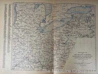 Glacial Formations & Drainage Features of the Erie and Ohio Basins, U.S. Geological Survey by Frank Leverett Published by Government Printing Office, 1902