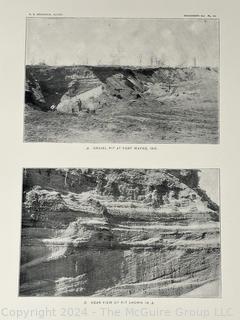 Glacial Formations & Drainage Features of the Erie and Ohio Basins, U.S. Geological Survey by Frank Leverett Published by Government Printing Office, 1902