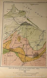 Glacial Formations & Drainage Features of the Erie and Ohio Basins, U.S. Geological Survey by Frank Leverett Published by Government Printing Office, 1902