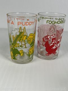 Selection of Promotional Cartoon Character Tumblers and Jelly Glasses