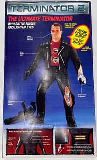 1991 Kenner The Ultimate Terminator 2 Talking Toy, 12" tall, New in Box