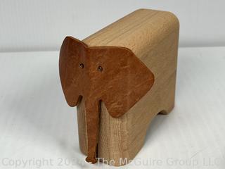 Dwell Studio Wooden Animal Art: Owl, Elephant, Whale