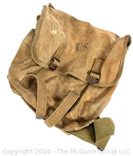 WWII Army Combat Medic Carry-all Bag, Belgium 1945 