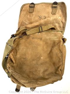 WWII Army Combat Medic Carry-all Bag, Belgium 1945 