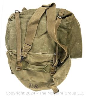 WWII Combat Army Medic Waterproof Kit Bag Used in European Theatre