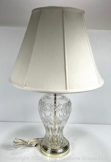 Clear Crystal Table Lamp 