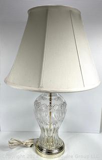 Clear Crystal Table Lamp 