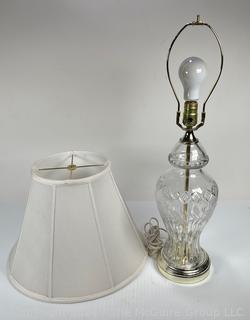 Clear Crystal Table Lamp 