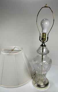 Clear Crystal Table Lamp 