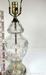 Clear Crystal Table Lamp 