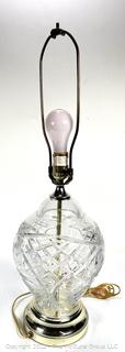 Clear Crystal Table Lamp  