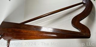 34 String Paraguayan Wood Musical Harp 