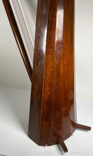 34 String Paraguayan Wood Musical Harp 