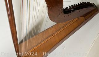 34 String Paraguayan Wood Musical Harp 