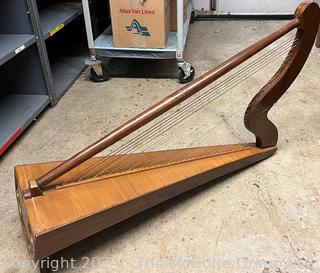 34 String Paraguayan Wood Musical Harp 