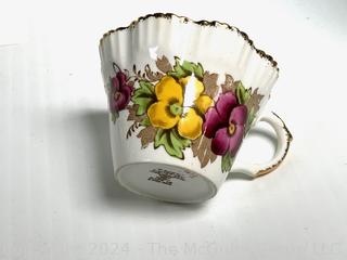 Collection of Porcelain Coffee Pots, Tea Cups and Trays