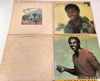 Vinyl Record Selection: George Benson (3) Al Jarreau (1)