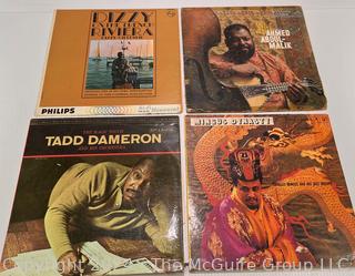 Four (4) Vinyl LP Record Albums: Dizzy Riviera, Tadd Dameron, Mingus Dynasty & Ahmed Abdul Malik