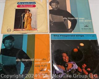 Four (4) Vinyl LP Record Albums: Ella Fitzgerald