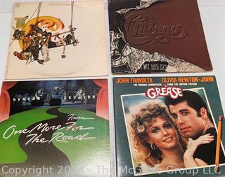 Four (4) Vinyl LP Record Albums: Chicago (2); Grease Soundtrack; and Lynyrd Skynyrd