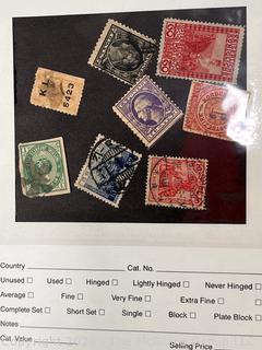 Assorted U.S. and World Postage Stamps. Philately. See all the photos in the gallery.  Was 19NC