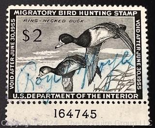 (21) Duck Stamps Early Issues $1 $2 $3. All Signed by Artists. 1940, 1945, 1947, 1948, 1949, 1949, 1950, 1952, 1954, 1955, 1956, 1957, 1957, 1958, 1960, 1961, 1963, 1966, 1967, 1968, 1969