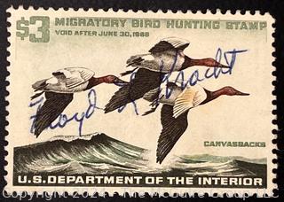 (21) Duck Stamps Early Issues $1 $2 $3. All Signed by Artists. 1940, 1945, 1947, 1948, 1949, 1949, 1950, 1952, 1954, 1955, 1956, 1957, 1957, 1958, 1960, 1961, 1963, 1966, 1967, 1968, 1969