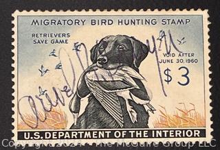 (21) Duck Stamps Early Issues $1 $2 $3. All Signed by Artists. 1940, 1945, 1947, 1948, 1949, 1949, 1950, 1952, 1954, 1955, 1956, 1957, 1957, 1958, 1960, 1961, 1963, 1966, 1967, 1968, 1969