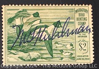 (21) Duck Stamps Early Issues $1 $2 $3. All Signed by Artists. 1940, 1945, 1947, 1948, 1949, 1949, 1950, 1952, 1954, 1955, 1956, 1957, 1957, 1958, 1960, 1961, 1963, 1966, 1967, 1968, 1969