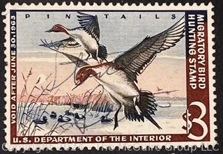 (21) Duck Stamps Early Issues $1 $2 $3. All Signed by Artists. 1940, 1945, 1947, 1948, 1949, 1949, 1950, 1952, 1954, 1955, 1956, 1957, 1957, 1958, 1960, 1961, 1963, 1966, 1967, 1968, 1969