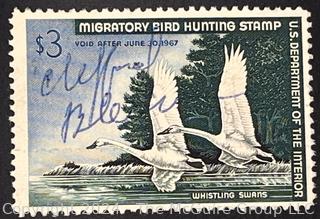 (21) Duck Stamps Early Issues $1 $2 $3. All Signed by Artists. 1940, 1945, 1947, 1948, 1949, 1949, 1950, 1952, 1954, 1955, 1956, 1957, 1957, 1958, 1960, 1961, 1963, 1966, 1967, 1968, 1969