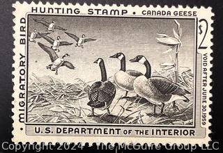 US Stamps Lot Of 19 Federal Duck Stamps Early Issues $1 $2 $3. 