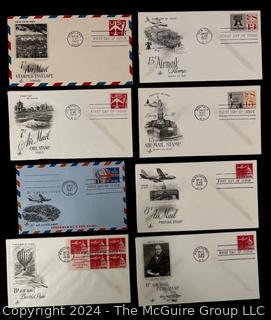 (8) First Day Covers (FDC's). Philately