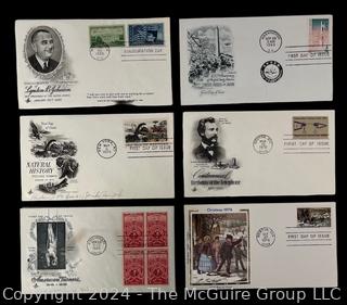 Six (6) First Day Covers (FDC's). Philately