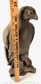 Cement Garden Statue of Bird. 18.5" Tall 