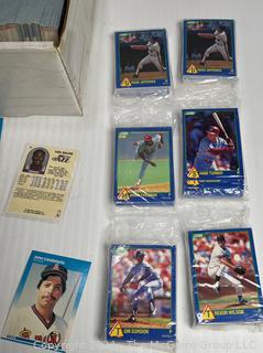 Box of Fleer Baseball & Basketball Cards (NM) 