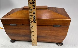 Early 19th Century English Regency Sarcophagus Form Tea Caddy