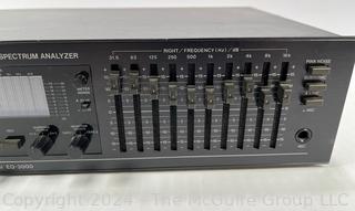 BSR EQ-3000 10-Band Stereo Graphic Frequency Equalizer Spectrum Analyzer