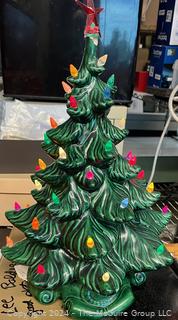 Lighted Ceramic Christmas Tree