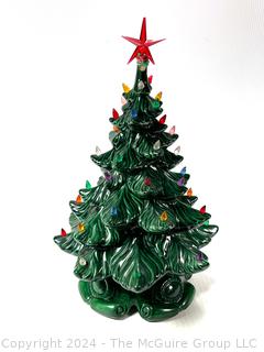 Lighted Ceramic Christmas Tree