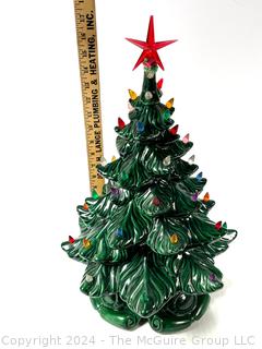 Lighted Ceramic Christmas Tree