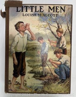 (4) Books including "Little Men" by Louisa May Alcott