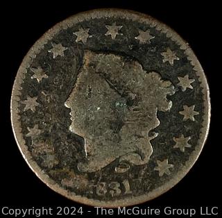 1831 Matron Head Large Cent