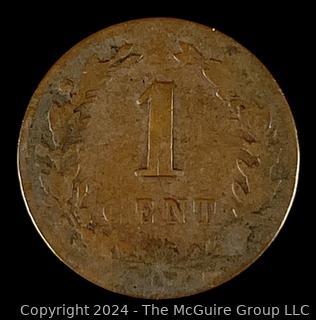 1878 One Cent Nederlands Coin