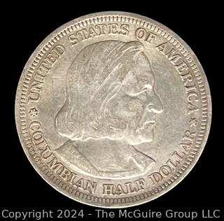 1893 Columbus Exposition Silver Half Dollar