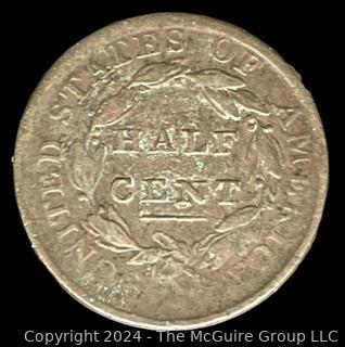 US: 1809 Classic Head Half-Cent Coin